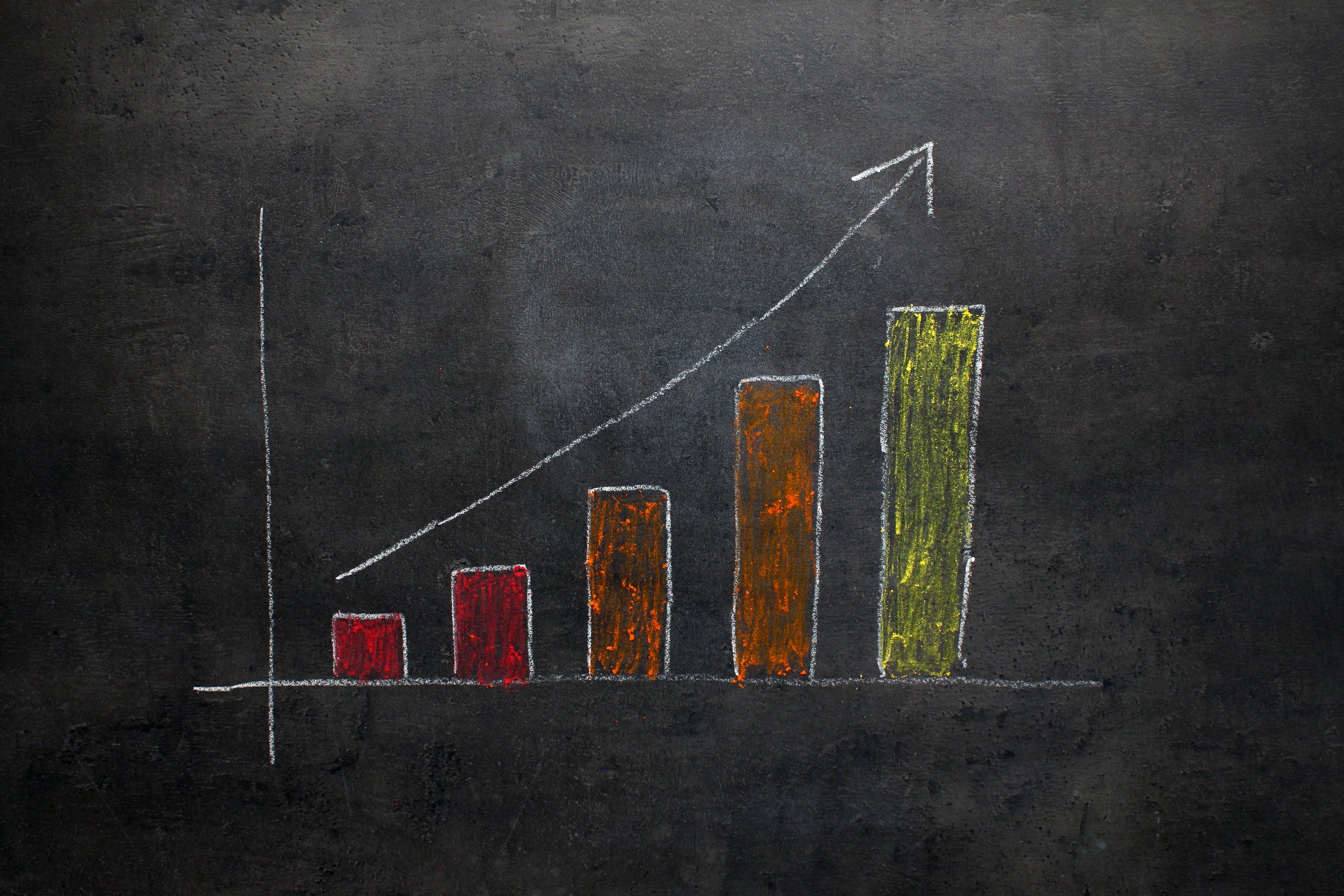 Generic graph showing an upward trajectory